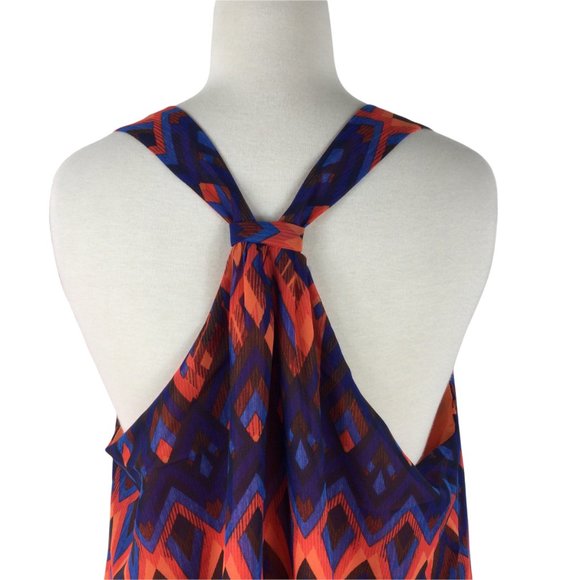 Gap Racer Back Aztec Pattern Dressy Tank, Large - Picture 5 of 8